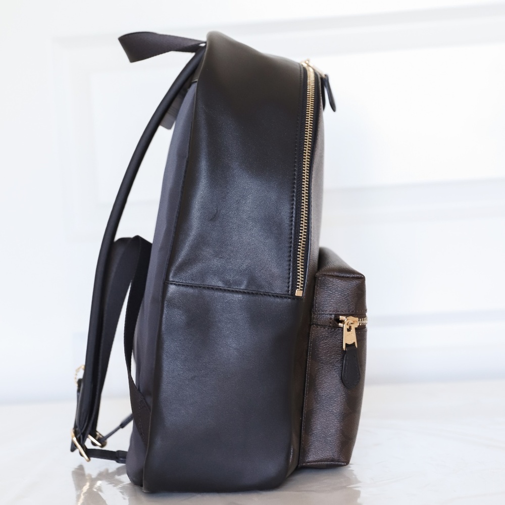 NWT Coach F58314 Signature Charlie Backpack - Picture 4 of 8